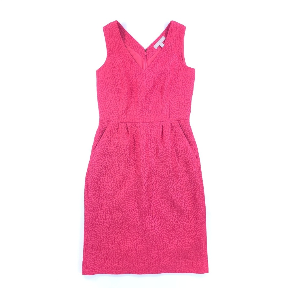 Banana Republic Pink Textured Sheath Dress